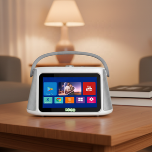 เครื่องคาราโอเกะแบบพกพา ลำโพงปาร์ตี้ขนาดเล็ก 30 วัตต์ ระบบวิดีโอ 2* วูฟเฟอร์ 4 นิ้ว และทวีตเตอร์ ระบบแอนดรอยด์ 12 พร้อม WiFi รองรับ Youtube และ <span class=keywords><strong>Spotify</strong></span> - Product Image 5