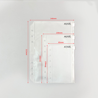 Pochette promotionnelle en PVC A5 A6 A7 pour cartes de visite, organisateur d'argent, enveloppes étanches avec fermeture éclair