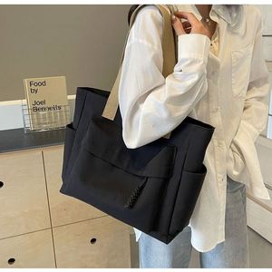 Wholesale High Quality Folding <b>Long</b> <b>Canvas</b> Tote Multi-Pocket Extra Large Durable Shopping Bag Customizable Color Logo for - Product Image 3