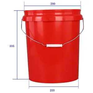 5加仑塑料桶PP 18升塑料桶，用于油漆/涂料/油/粉末塑料桶
