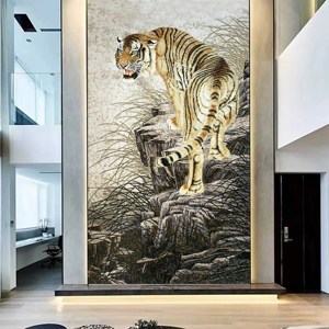 DIY Painting Kits Full Glass for Modern Home Decor Cartoon Pool Outdoor Living Room - Product Image 2