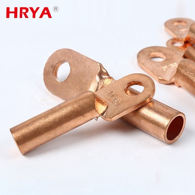 HRYA Copper/Brass Crimping Cable Lug-Acid Cleaning Tin Plated 230V Rated-Zhejiang Origin 16-630mm2