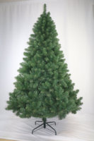 180CM Fichten-PVC-Klapp-Weihnachtsbaum für Außendekoration mit Standfuß aus Metall