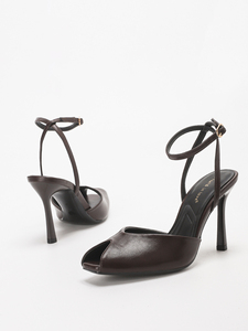 2343-1 शरद ऋतु का नया डिजाइन फैशनेबल सेक्सी मछली मुंह पेप पैर पैर पैर की टखने का पट्टा - Product Image 2