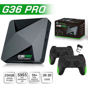 Boîte de jeu en gros, boîte TV 4K HD, 64 Go, 128 Go, 258 Go, console de <span class=keywords><strong>jeux</strong></span> rétro, manette sans fil 2.4G, stick de jeu - Product Image 2