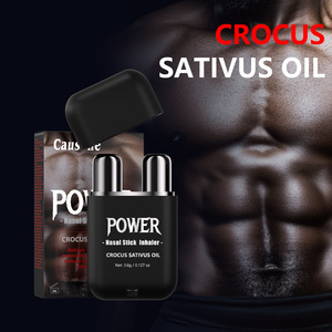 Complément alimentaire pour la forme physique masculine avec huile essentielle de safran, inhalateur nasal énergétique, réduit le stress et améliore les performances - Product Image 6