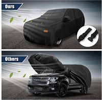 Housse de voiture Chevrolet Tahoe 4 portes 2007-2024, imperméable, protection contre le soleil, la pluie, la poussière, le vent, la neige, protection UV 190T PU