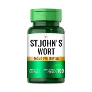 Buitenlandse handel Shandong oorsprong Sint-Janskruid capsules 100 tabletten met hypericin voor volwassenen 200mg alle verpakkingen export - Product Image 1
