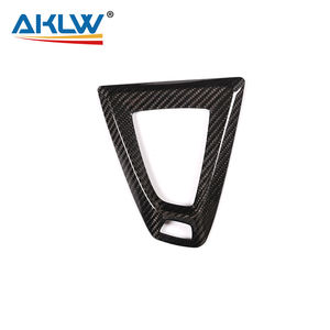 Pour BMW F80 F82 M3 M4 2014-2019 accessoires intérieurs en Fiber <span class=keywords><strong>de</strong></span> carbone véritable couvercle <span class=keywords><strong>pommeau</strong></span> <span class=keywords><strong>de</strong></span> levier <span class=keywords><strong>de</strong></span> <span class=keywords><strong>vitesse</strong></span> panneau capuchon garniture - Product Image 4