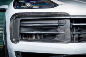 Pour Porsche Cayenne 2024 2025 2026 9Y0.2 – Cadre de calandre avant en fibre de carbone sèche style MSY amélioré - Product Image 6