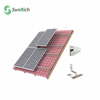 Systèmes de montage solaire sur toit en aluminium personnalisés – Rails de fixation pour panneaux photovoltaïques et pieds en L pour toitures en tuiles métalliques et systèmes de support solaire pour toitures en tuiles – Prix compétitifs
