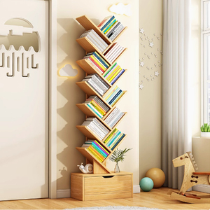 Estantería pequeña sencilla en forma de árbol, estante de almacenamiento, suelo, pared del dormitorio, armario sencillo, estantería creativa de almacenamiento para el hogar - Product Image 5