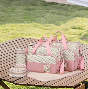 批发趋势产品<span class=keywords><strong>2025</strong></span>多功能妈咪包时尚轻便母婴尿布瓶储物袋 - Product Image 2