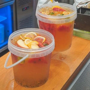 Cubeta de Plástico para Bebidas de Té con Leche, 150ml, 350ml, 500ml, 750ml, 1000ml, Cubeta de Plástico para Frutas con Tapa y Asa - Product Image 1