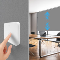 YET2166 433MHZ Interruptor de Pared Universal con Control de Luz y Código de Aprendizaje, Transmisor RF con Control Remoto para Sistema de Alarma y Control de Iluminación