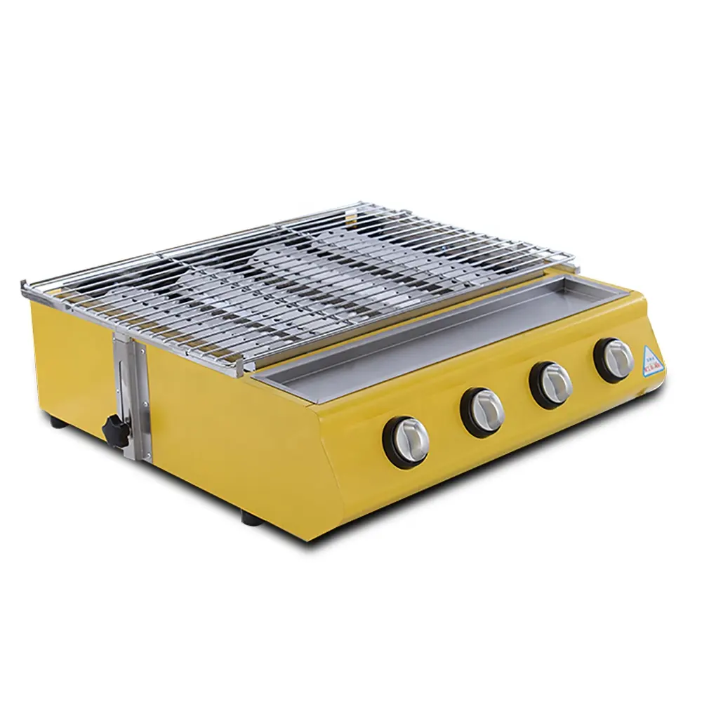 Hete Populaire Rookloze Grill Gas Barbecue Grill Voor Commerciële