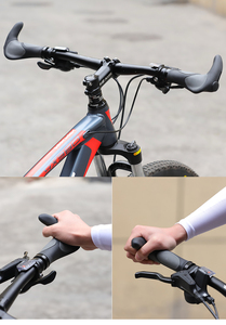 Nuevo manillar de goma TPR integrado para MTB BMX ciclismo reposamanos bicicleta de montaña agarre - Product Image 2