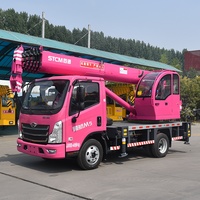 Grue mobile sur camion à prix super bas en Chine, capacité 5 tonnes, hauteur de levage 20m, composants Liyuan, grue de construction haute efficacité à vendre