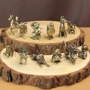 Escultura de Toro Chino de Alta Calidad, Estatua de Animales, Adorno de Cobre, Miniaturas, Figuras Decorativas de Cobre para Escritorio - Product Image 1