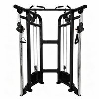 Machine de musculation compacte à double poulie réglable, robuste, tube en acier de 3 mm, pour salle de sport à domicile et usage commercial, certifiée CE ISO, fabrication OEM