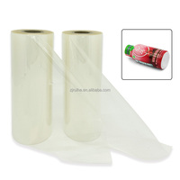 Film rétractable rigide en PVC résistant à l'humidité pour l'emballage des boissons, rouleau rétractable thermique