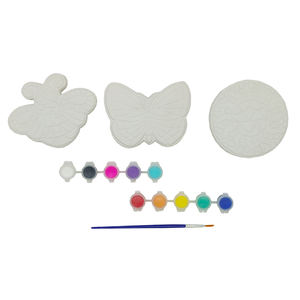 Elsas set <span class=keywords><strong>di</strong></span> arti e mestieri per bambini figurine <span class=keywords><strong>di</strong></span> pittura fai da te kit artigianali giocattoli educativi pittura gesso - Product Image 3