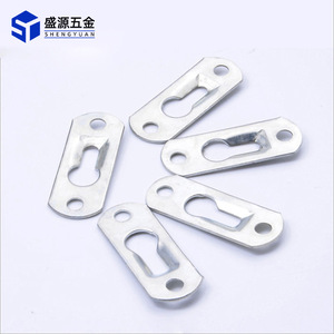 Mirror Frame <b>Hanging</b> <b>Bracket</b> Nickel Plated Iron Rectangle For Mirror Display Board Fixed Mounting Hardware - Product Image 3