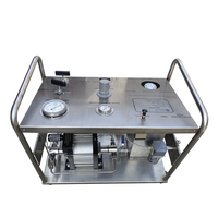 Equipo de Prueba Hidrostática de Alta Presión Wingoil 4200 Bar / 60000 PSI, Similar a la Bomba Haskel, Máquina de Prueba Hidráulica de Agua