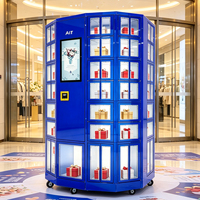 Distributeur automatique AIT en forme d'octogone, équipement de distribution de cadeaux et de jouets surprises à température normale, sans surveillance, à vendre