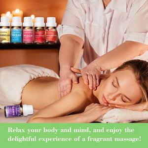 YURHERSU Etiqueta privada Aceite esencial Masaje corporal Hidratante SPA Romántico Aromático Aceite de masaje para sueño profundo - Product Image 4