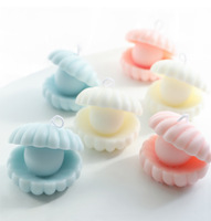 Velas Aromáticas Hechas a Mano con Conchas de Perla Creativas al por Mayor, Adornos Ecológicos para el Hogar con Fragancia, Decoración Navideña