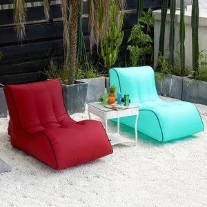 Outdoor <b>Inflatable</b> Recliner Portable <b>Inflatable</b> <b>Sofa</b> With Charging Beach Backyard Camping Gear Customizable - Product Image 5