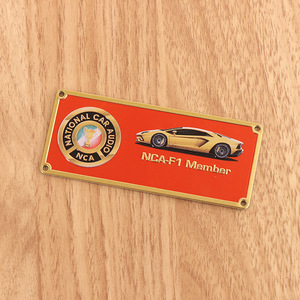 Noh Xun Car Metal Emblem <b>Sticker</b> Zinc Alloy <b>3D</b> Personalized Rear Badge Scratch Resistant Industrial Equipment Nameplate - Product Image 2