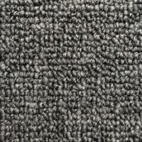 Tapis carré antidérapant ignifuge à boucles moyennes cryptées en polypropylène 100 % tissé à la machine pour bureau, maison, chambre
