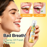 CHIC BEAUTE Spray d'hygiène buccale à marque privée, Sel Marin Citron, Spray Rafraîchissant pour la Bouche