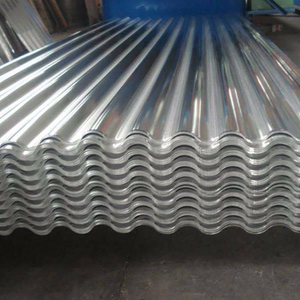 Feuilles de toiture ondulées galvanisées par zinc Feuilles de tole de toiture en <span class=keywords><strong>fer</strong></span> en acier ondulé Tuiles de toit - Product Image 1