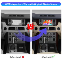 Kit de Interfaz de Módulo Decodificador Inalámbrico Apple CarPlay y Android Auto para Land Rover Jaguar Denso