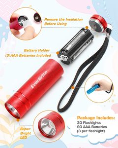 Mini-lampe torche UV en aluminium avec LED, portative, avec cordon, couleurs personnalisables, idéale pour les fêtes, le camping et les pannes de courant - Product Image 2