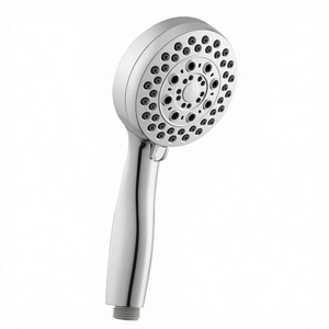 Cabezal de Ducha de Mano con Acabado Cromado Contemporáneo, Accesorio de Grifo de Baño con Salida de Agua Única - Product Image 2
