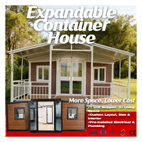 Fournisseur OEM de maisons conteneurs extensibles Maison conteneur portable pliable à structure en acier isolée