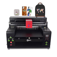 6090 5060 A3 ukuran A4 pencetak UV mesin cetak UV tempat tidur datar Inkjet
