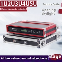 Étui de transport pour microphone sans fil Shadow Fiber 1U-5U personnalisable ODM, classé IP67, avec revêtement en poudre
