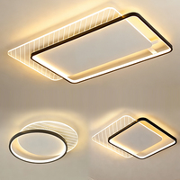 Plafonnier LED Nordique Rond, Simple et Créatif, Doré, pour Chambre, Petit Balcon, Couloir et Salon