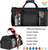 Sac de sport de luxe personnalisé avec logo, moderne, durable, portable, résistant à l'eau, grande capacité 30-40L, pour boxe, MMA, entraînement, plage, gym, en maille