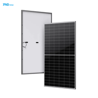 Panel Surya Monokristalin Bifasial PNG Factory Direct 600W 615W 710W Modul PV Half Cell Panel Surya Kaca Ganda