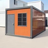 Maison conteneur préfabriquée de luxe, sécurisée, extensible, contemporaine, à deux chambres, de 40 et 20 pieds, pour bureau, appartement ou hôtel