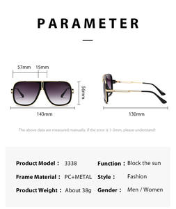 Пилотные модные 2025 солнцезащитные очки в стиле ретро солнцезащитные очки мужские женские металлические солнцезащитные очки с защитой от УФ-лучей в большой оправе для использования на открытом воздухе - Product Image 2