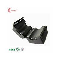 Suppresseurs EMI RoHS, REACH et ISO 9001, noyaux en ferrite à clipser, plastique noir avec diamètre intérieur de 13 mm
