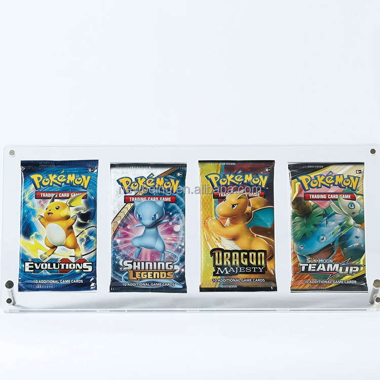 Custom Pokemon Single Trading Cards Protector Display