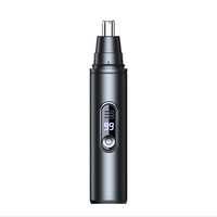 Nouveau tondeuse à poils de nez numérique LED, tondeuse à poils de nez électrique pour hommes, rasoir à poils de nez, type-C